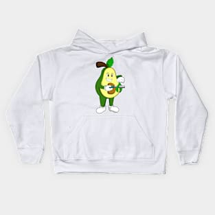 Avocado as Hairdresser with Razor Kids Hoodie